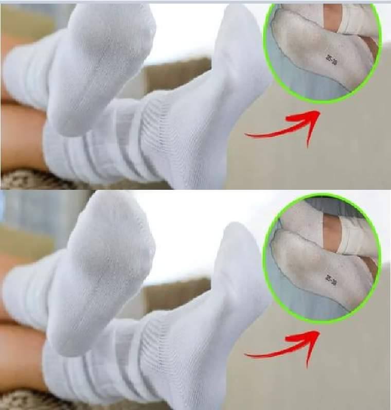Very white socks: the trick to whitening them (even the dirtiest ones) is not to use bleach!