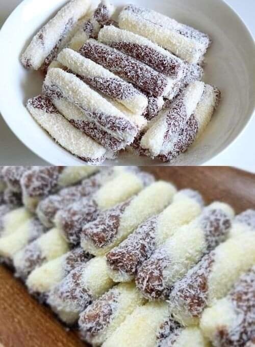 Coconut sticks absolutely delicious 👌😍