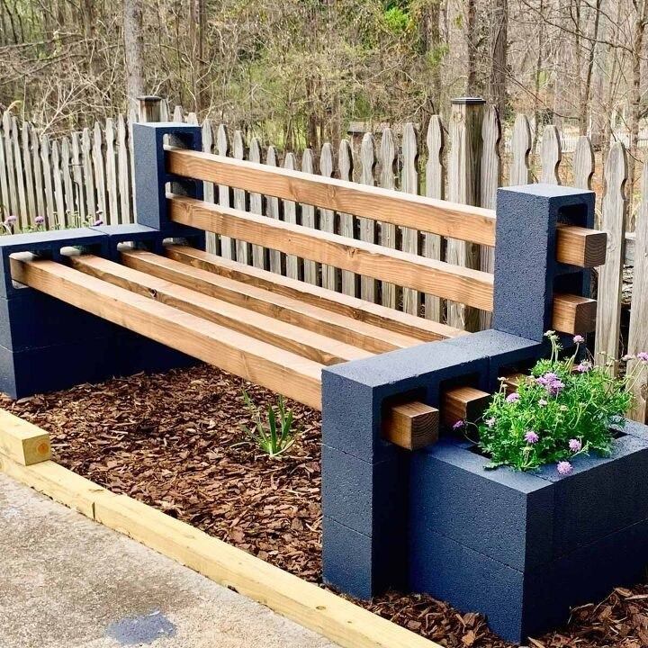 Banc en Parpaing Bricolage: A Simple and Stylish Outdoor Bench for Your Garden