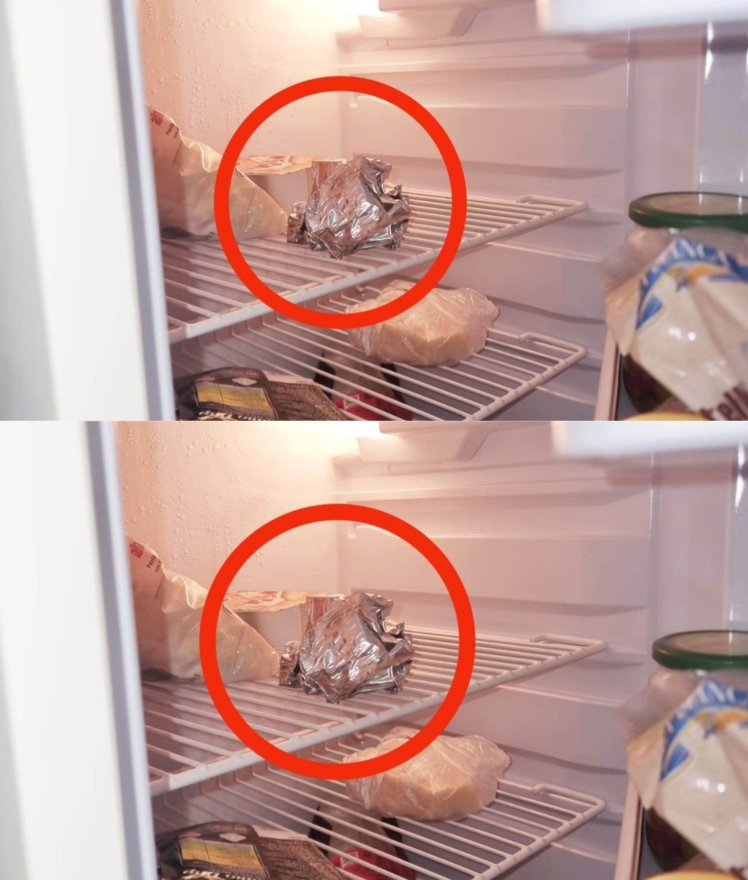 Put an ALUINIUM PAPER BOULE IN FRIGO ALL THE NIGHT: WHAT IS THE OBJECTIVE?