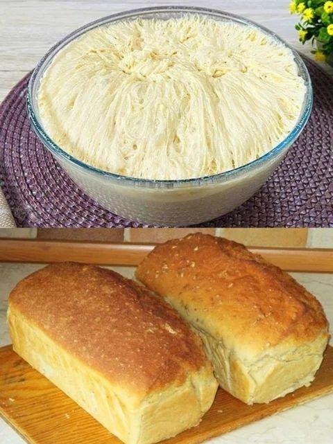 Quick grain bread with dry yeast