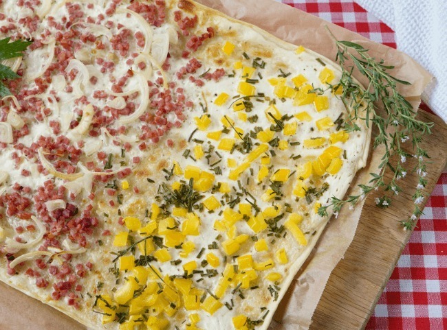 Simple tarte flambée