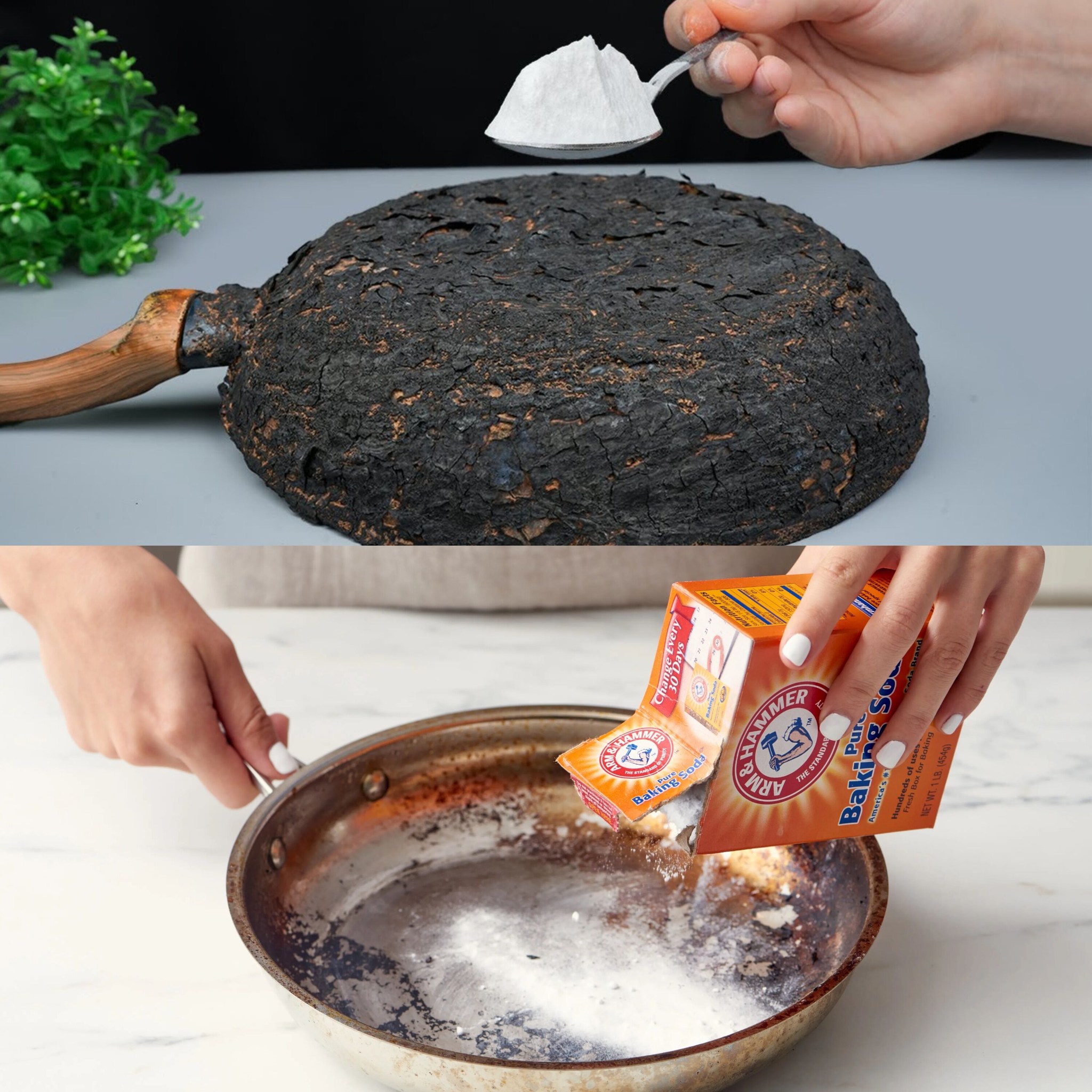 How to Clean a Frying Pan from Soot and Fat! Super Result 😱 Using Baking Soda