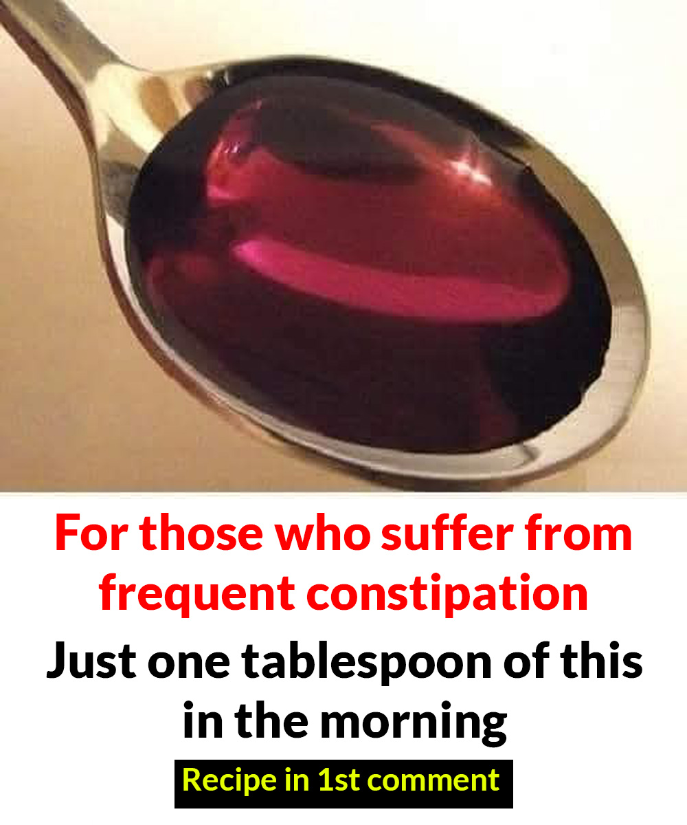 Just one spoon and you’ll run to the bathroom and release all the poop stuck in your body.