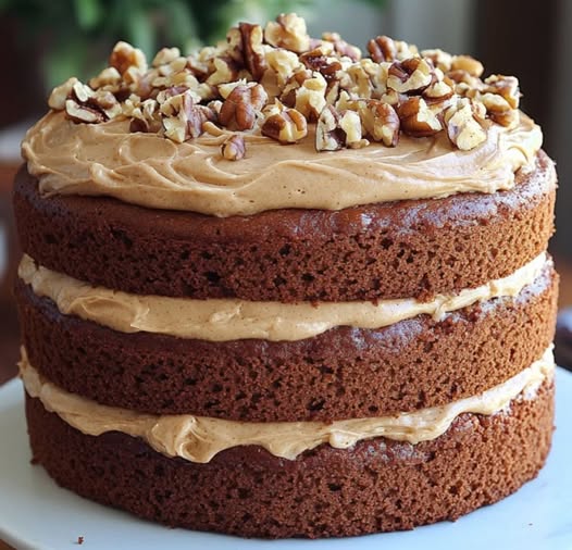 Coffee and Walnut Cake
