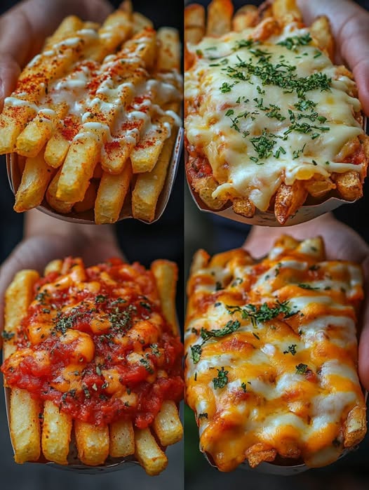 Ultimate Cheesy Loaded Fries