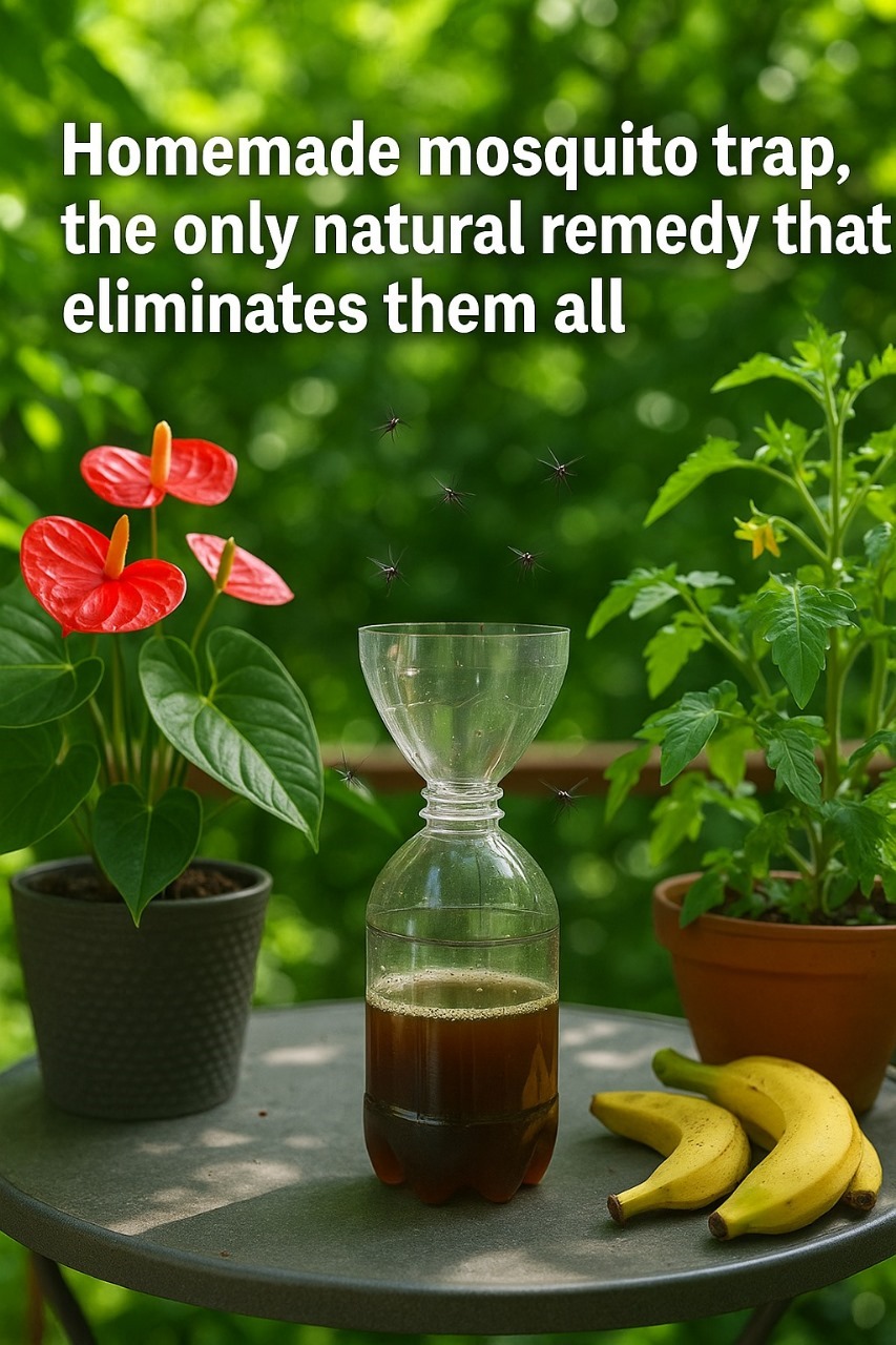 Homemade mosquito trap, the only natural remedy that eliminates them all