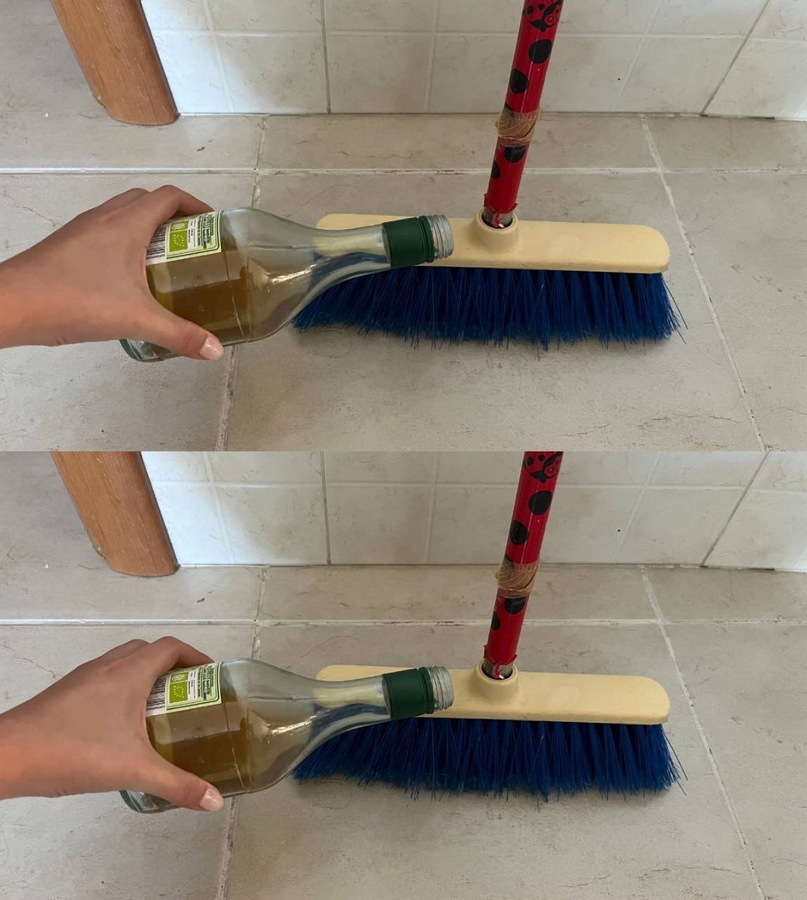 A bottle of white vinegar is enough to solve 4 problems at home