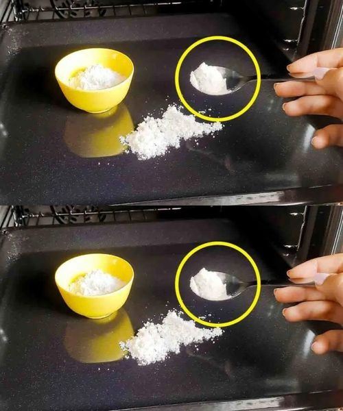 How to clean the oven quickly and effortlessly with the salt trick?