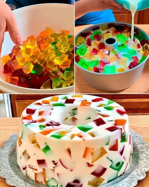 Mosaic jelly with 4 ingredients!