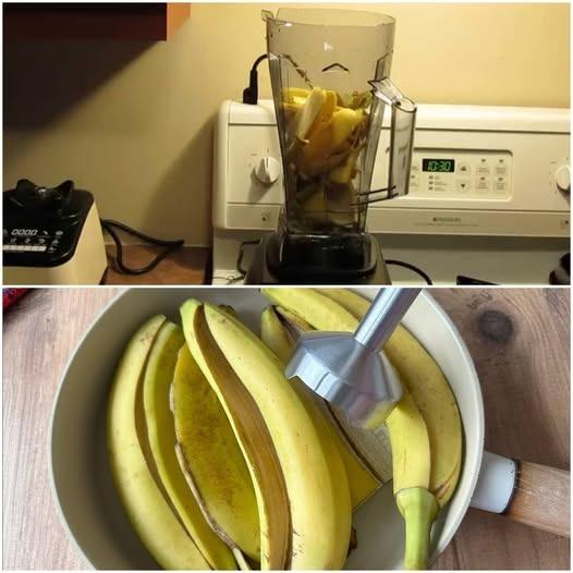 Never Throw Banana Peels in the Trash! ❗ Put Them in the Food Processor Instead!