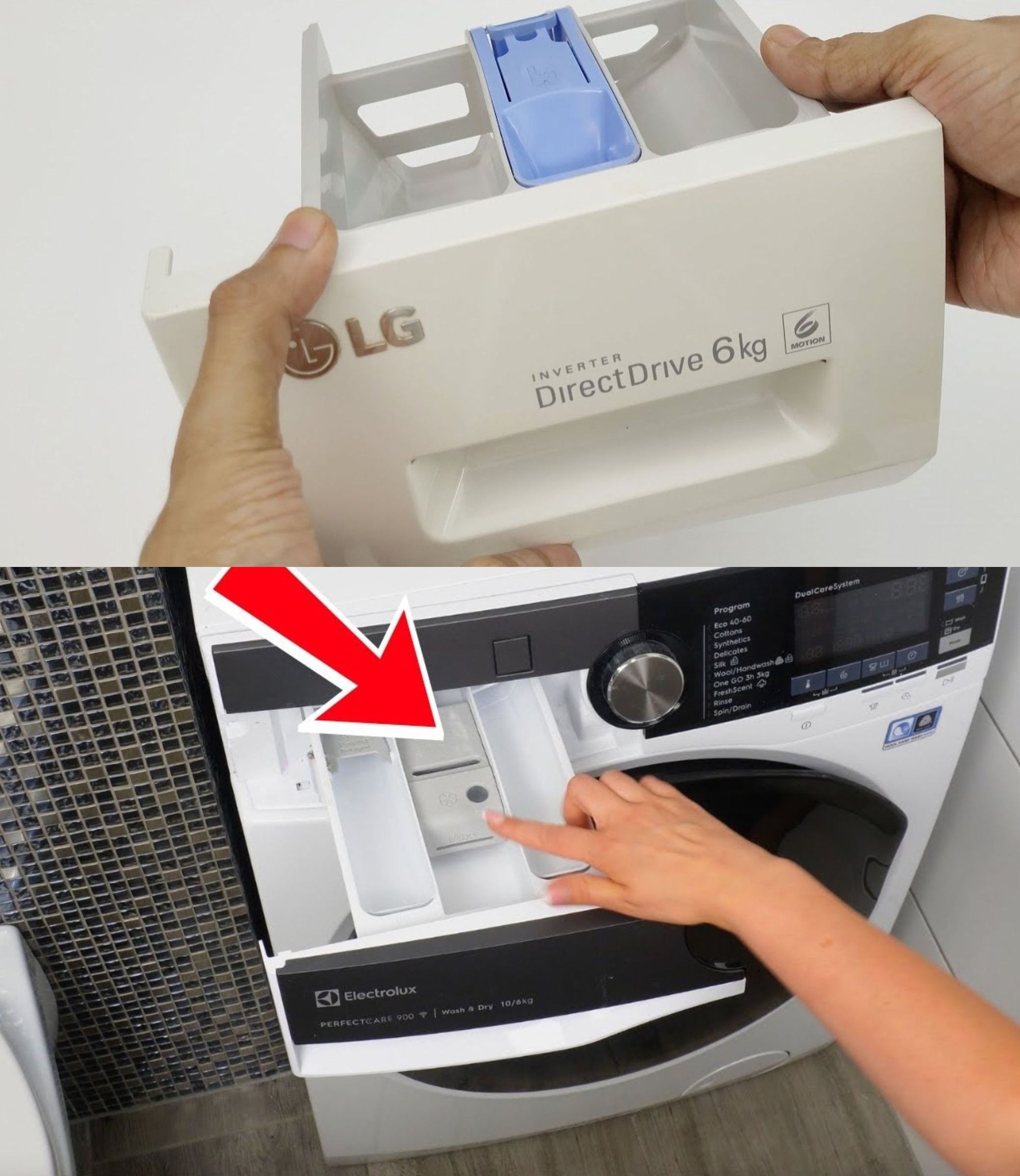 The technician explained to me what the third compartment of the drawer of the washing machine is for, I will not tell you the results.