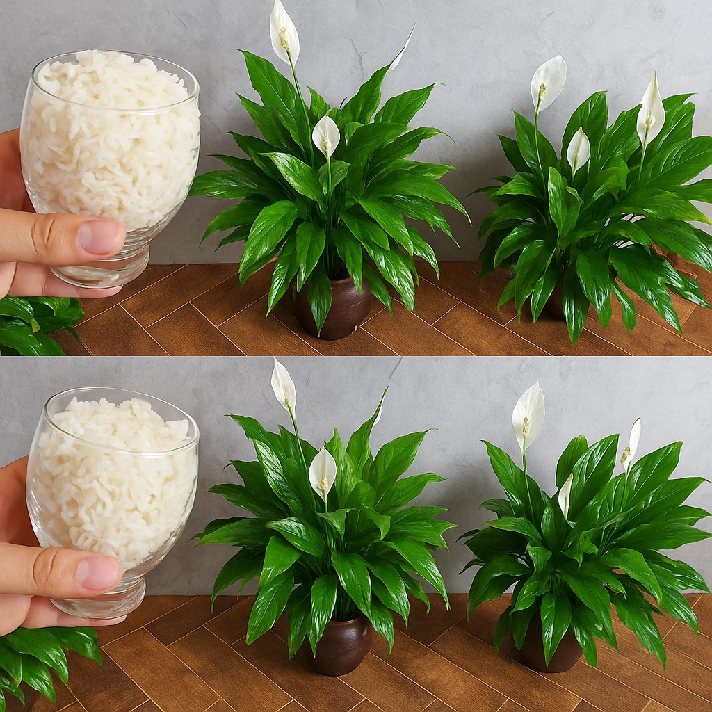 Peace lily, only with this ingredient it blooms for up to 10 years in a row