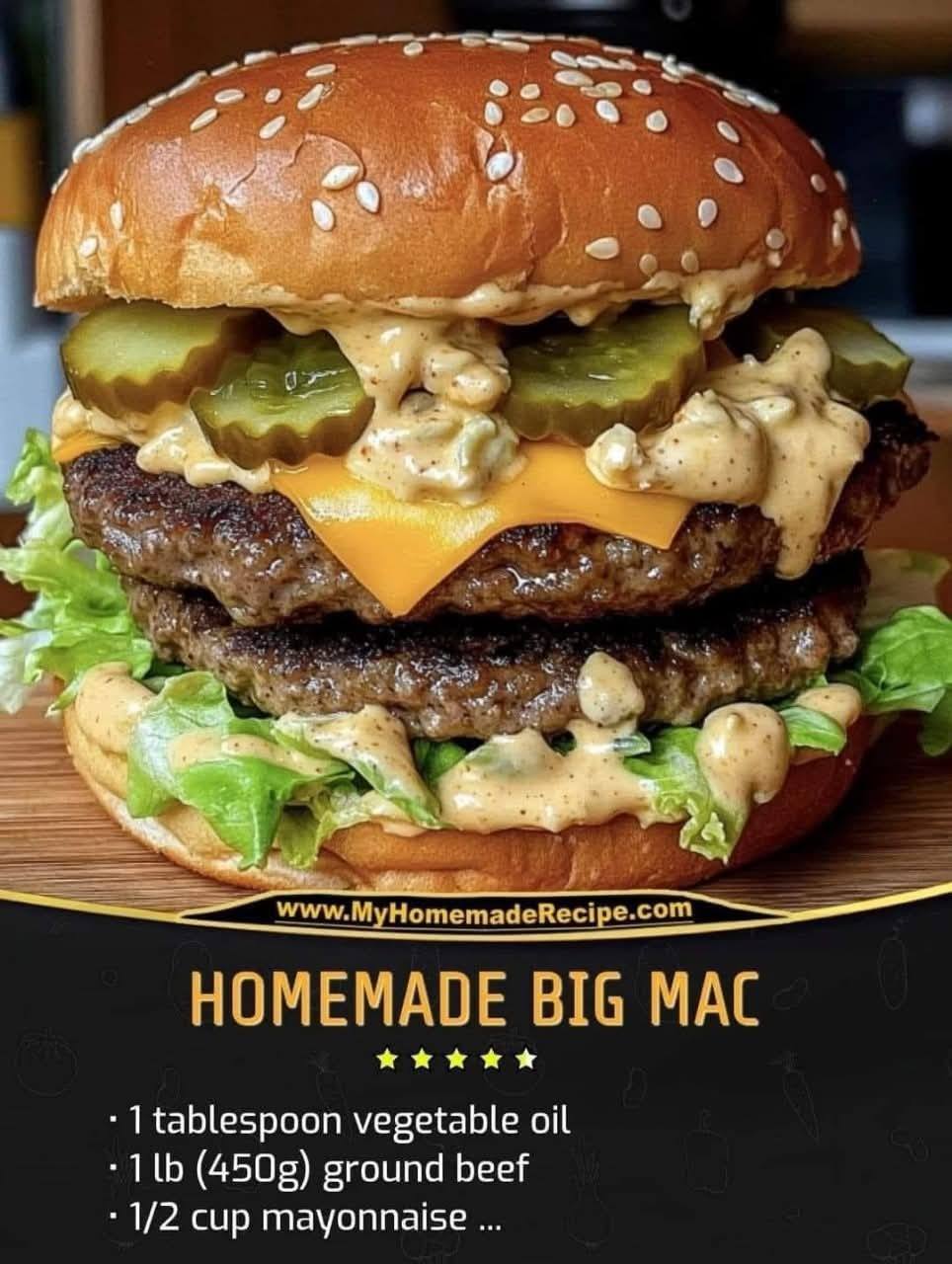 Homemade Big Mac