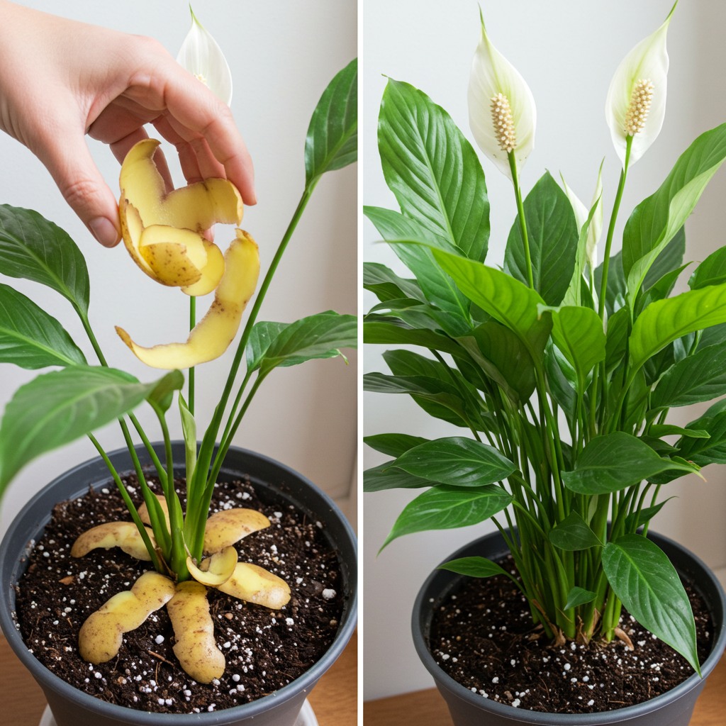 Peace lily, only with this ingredient it blooms for up to 10 years in a row