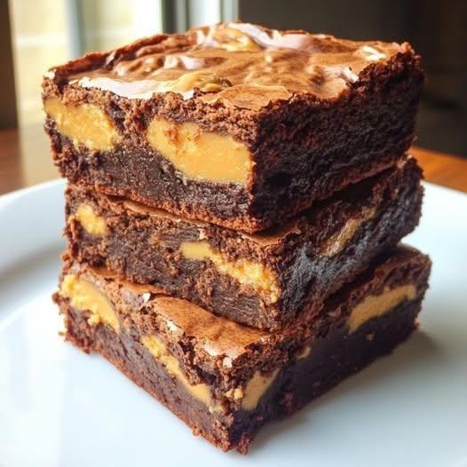 Fudgy Peanut Butter Brownies