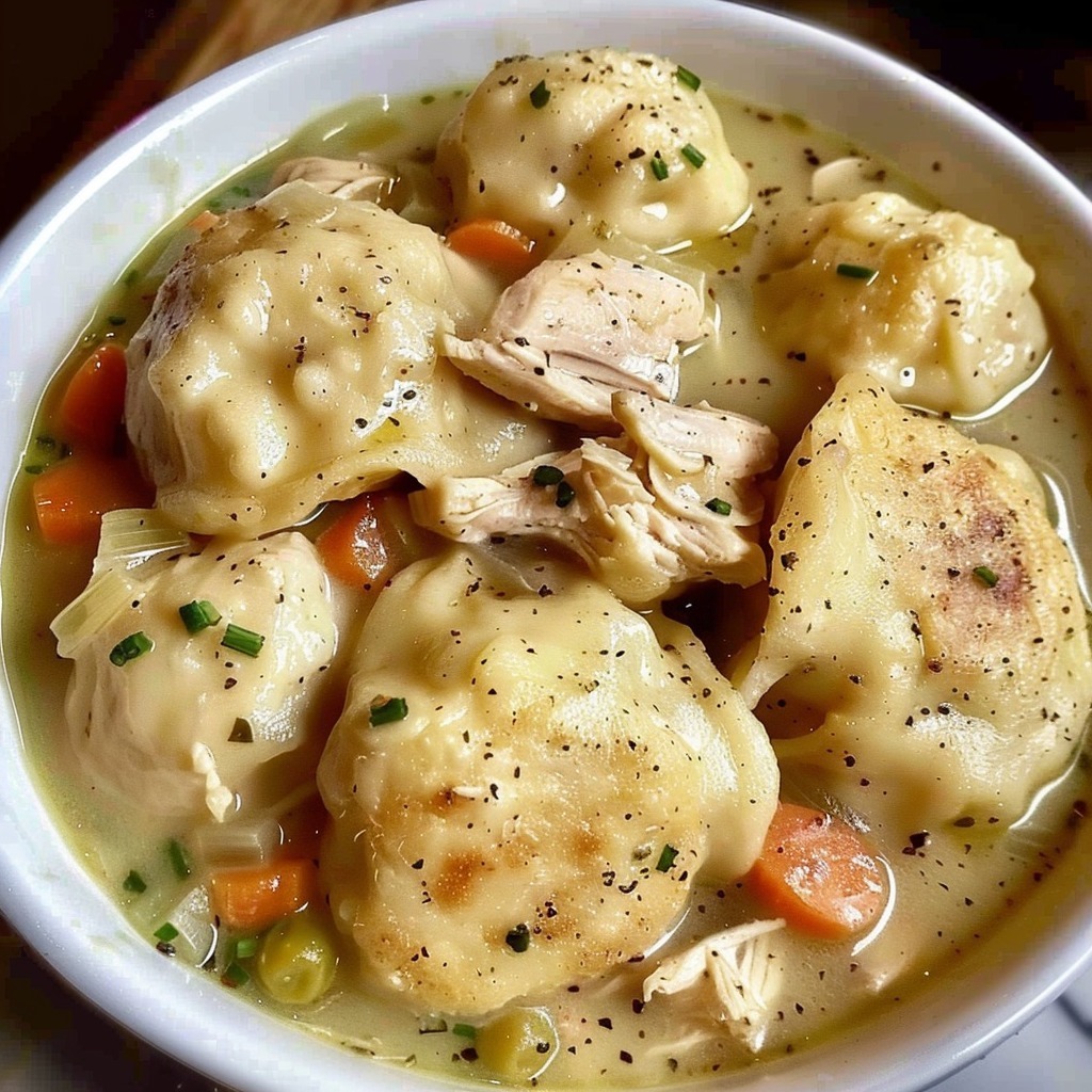 CHICKEN and DUMPLINGS