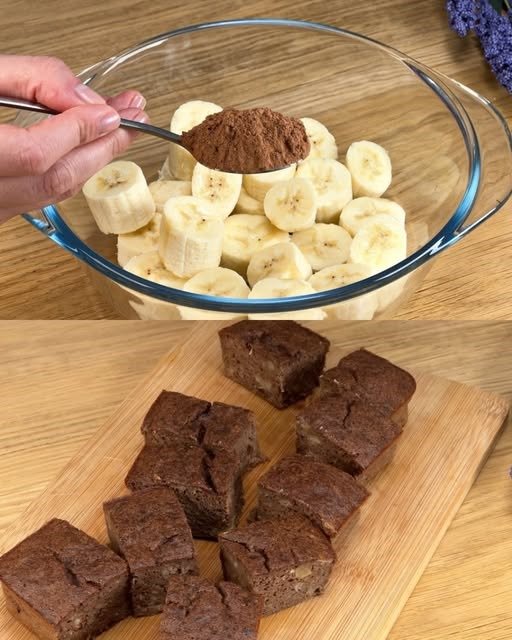 Banana Cocoa Walnut Loaf