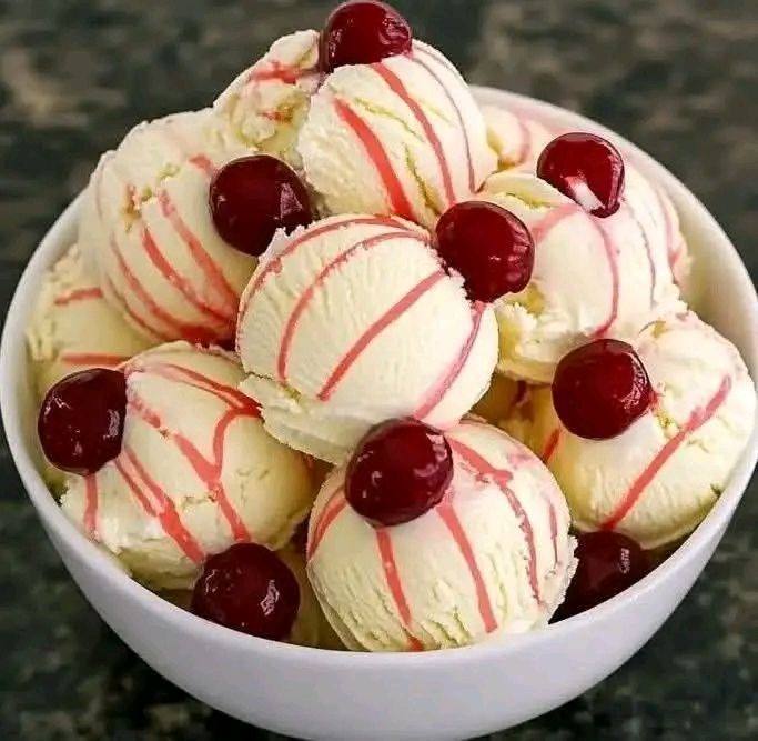 Cherry Vanilla Ice Cream
