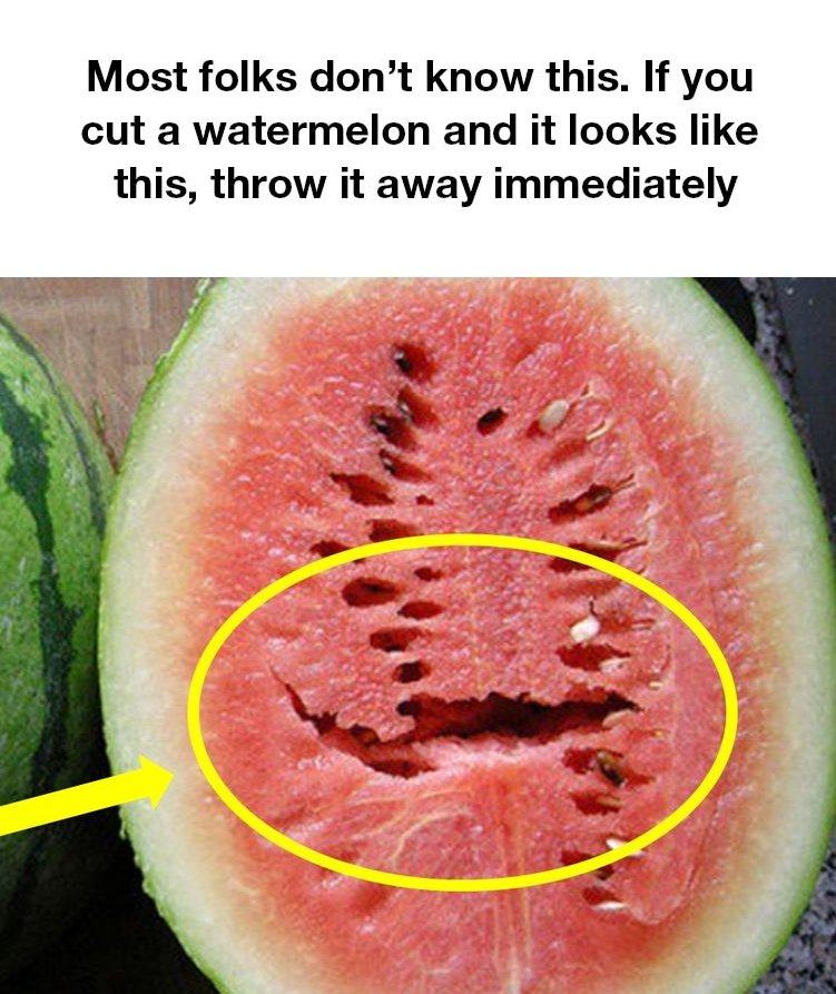 If You Open a Watermelon and See This, Throw It Out!