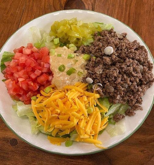 Home Made Big Mac Salad recipe