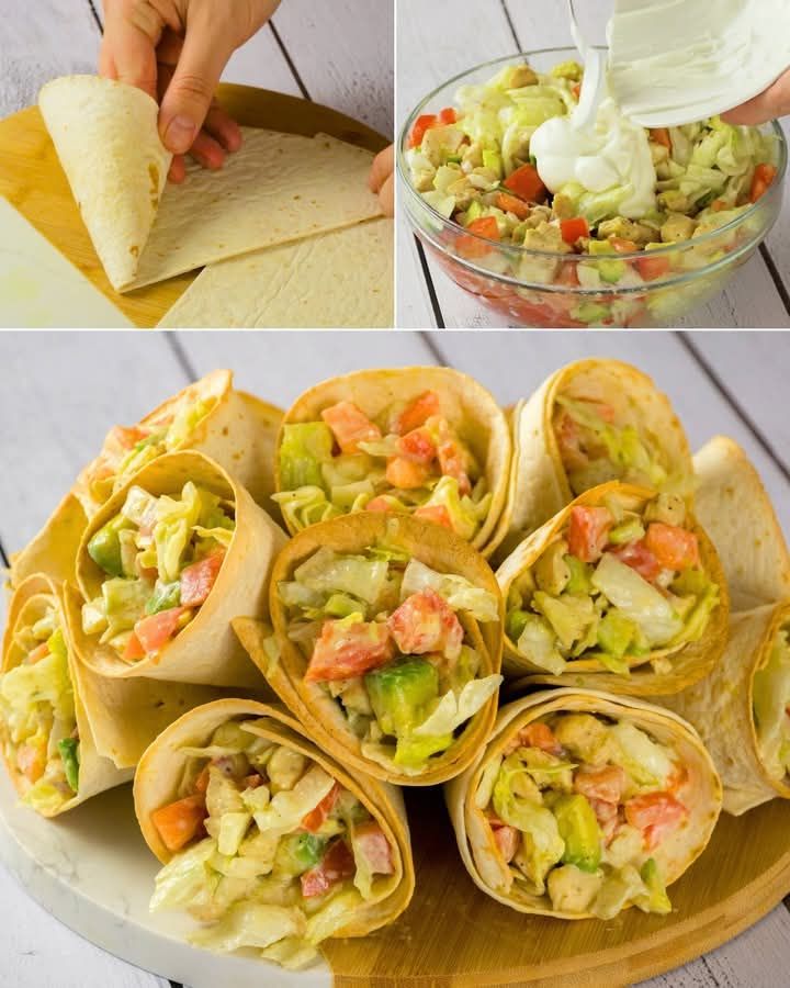 Air Fryer Cones with Chicken Salad: The quick dish for an absolutely delicious dinner!