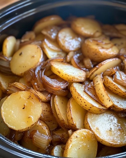 Our family’s ‘Amish Onion Bliss’ – simple but bursting with flavor; it’s everyone’s favorite side!