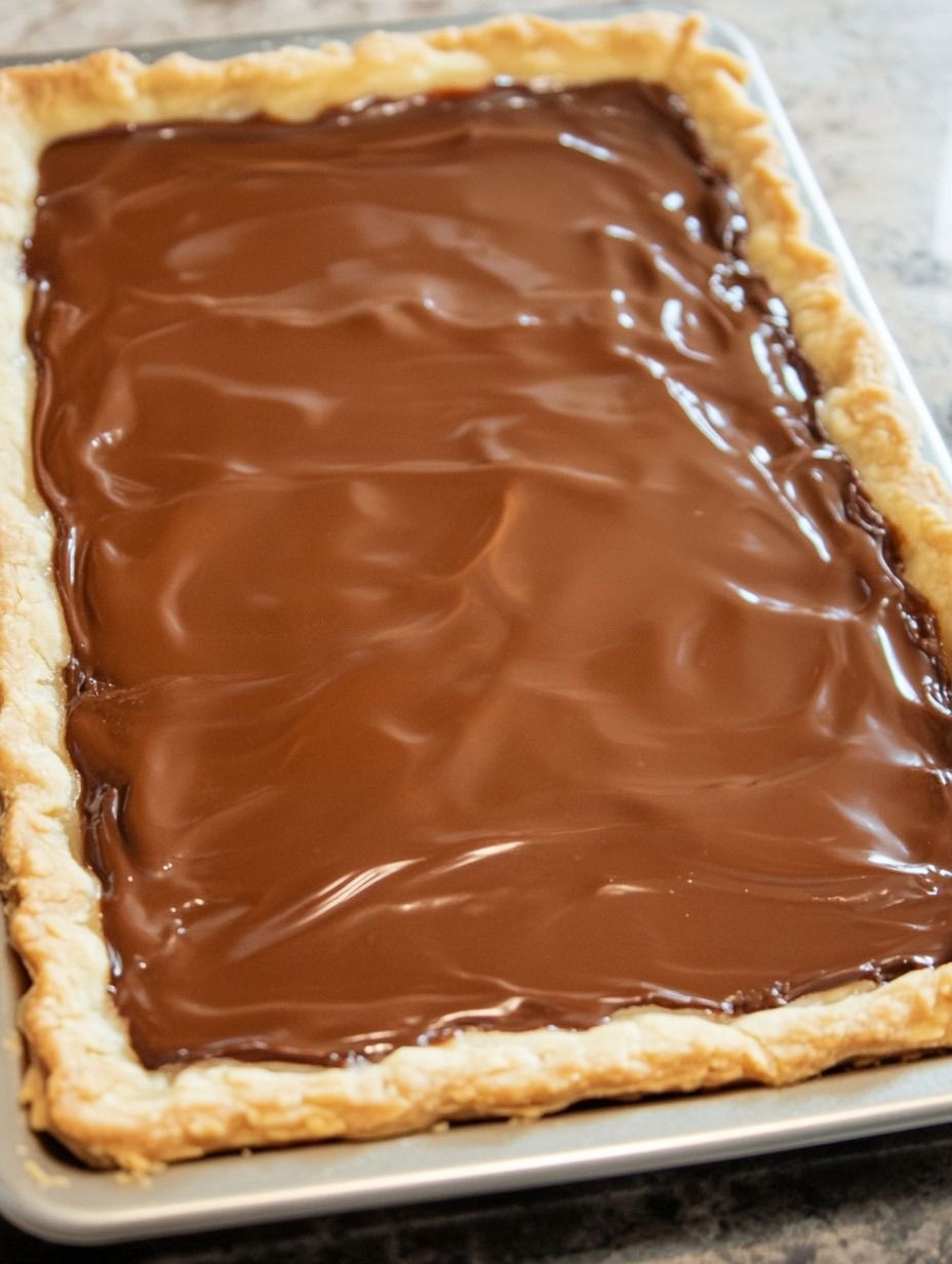 French Silk Slab Pie
