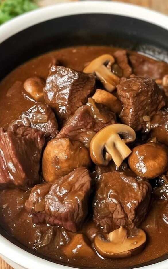 Best Savory Beef and Mushroom Stew