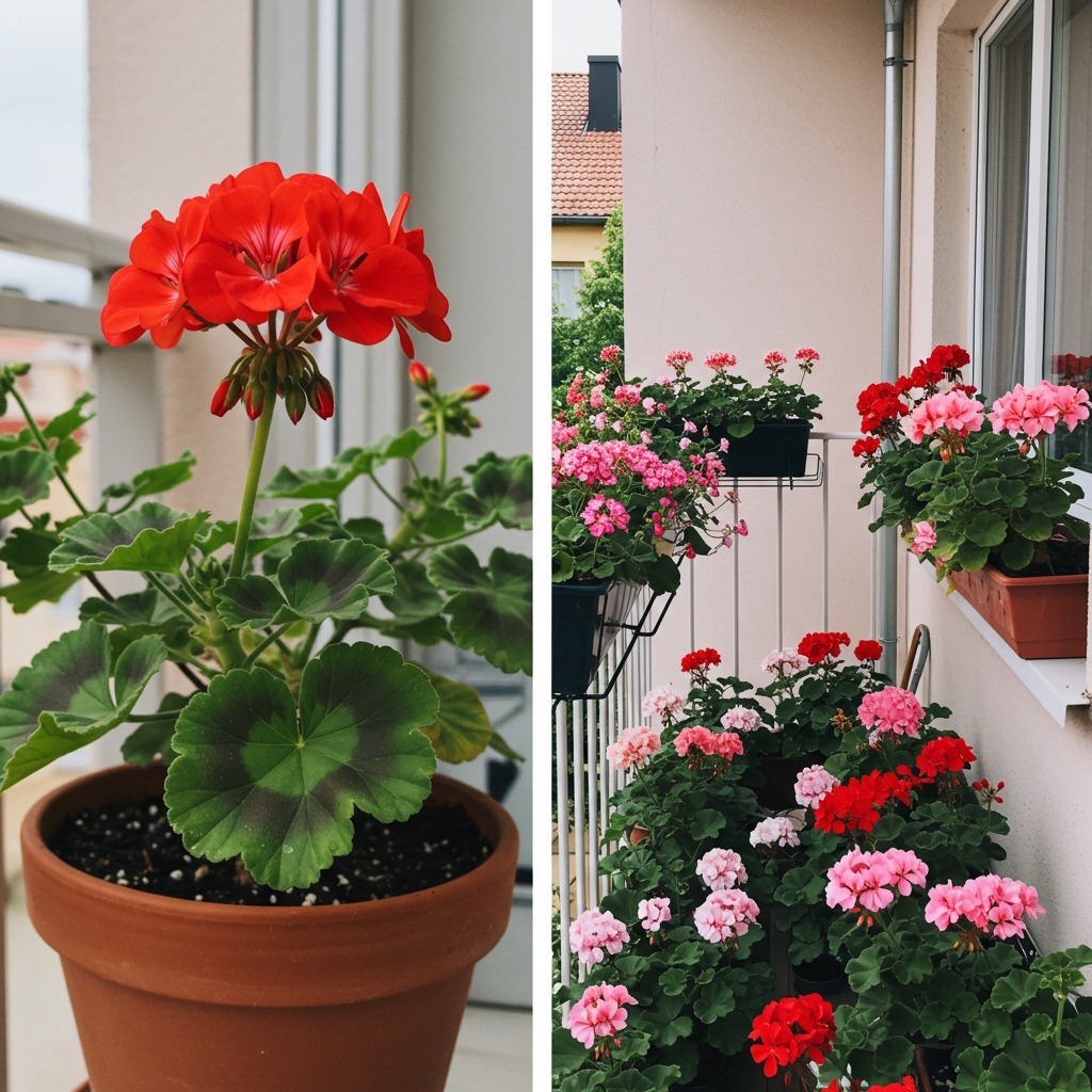 Here’s how to have geraniums full of flowers: you have to water them like this to always have them thriving