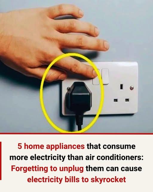 5 home appliances that consume more electricity than air conditioners