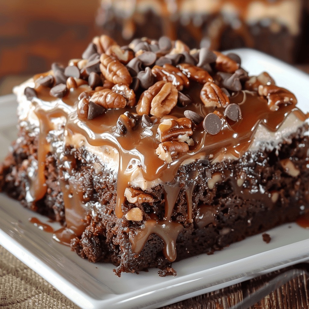 Chocolate Turtle Cake