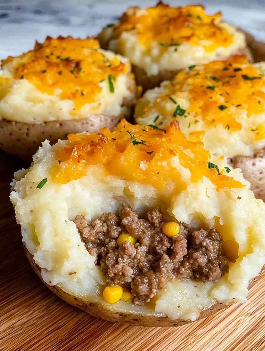 Shepherd’s Pie Baked Potatoes Recipe