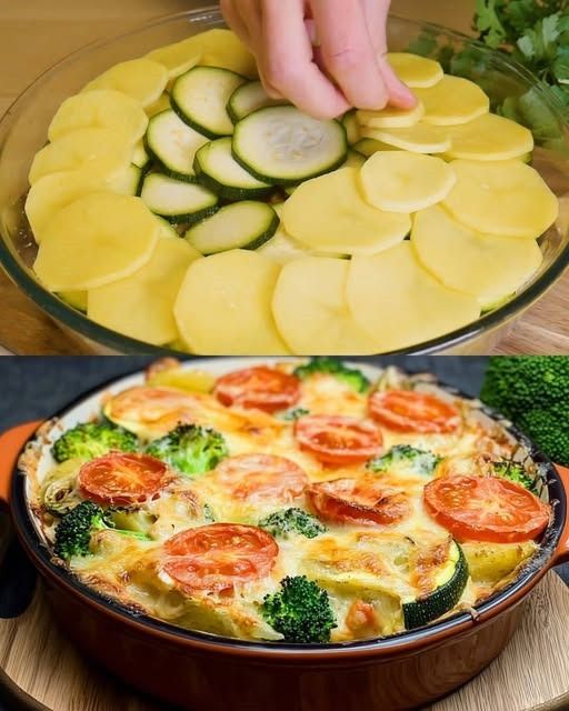 Baked Turkey and Vegetable Medley with Yogurt Sauces