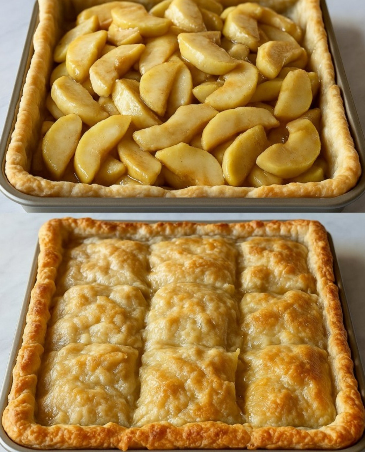Grandma’s Famous Apple Slab Pie – The Easiest, Most Beloved Dessert!