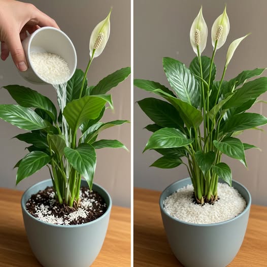 Peace lily, only with this ingredient it blooms for up to 10 years in a row
