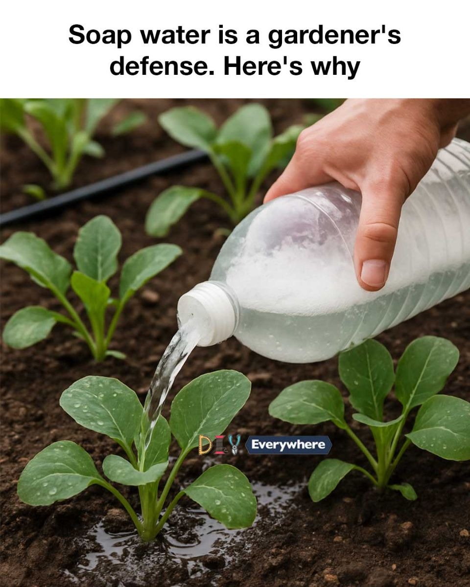 Soap water is a gardener’s defense. Here’s why
