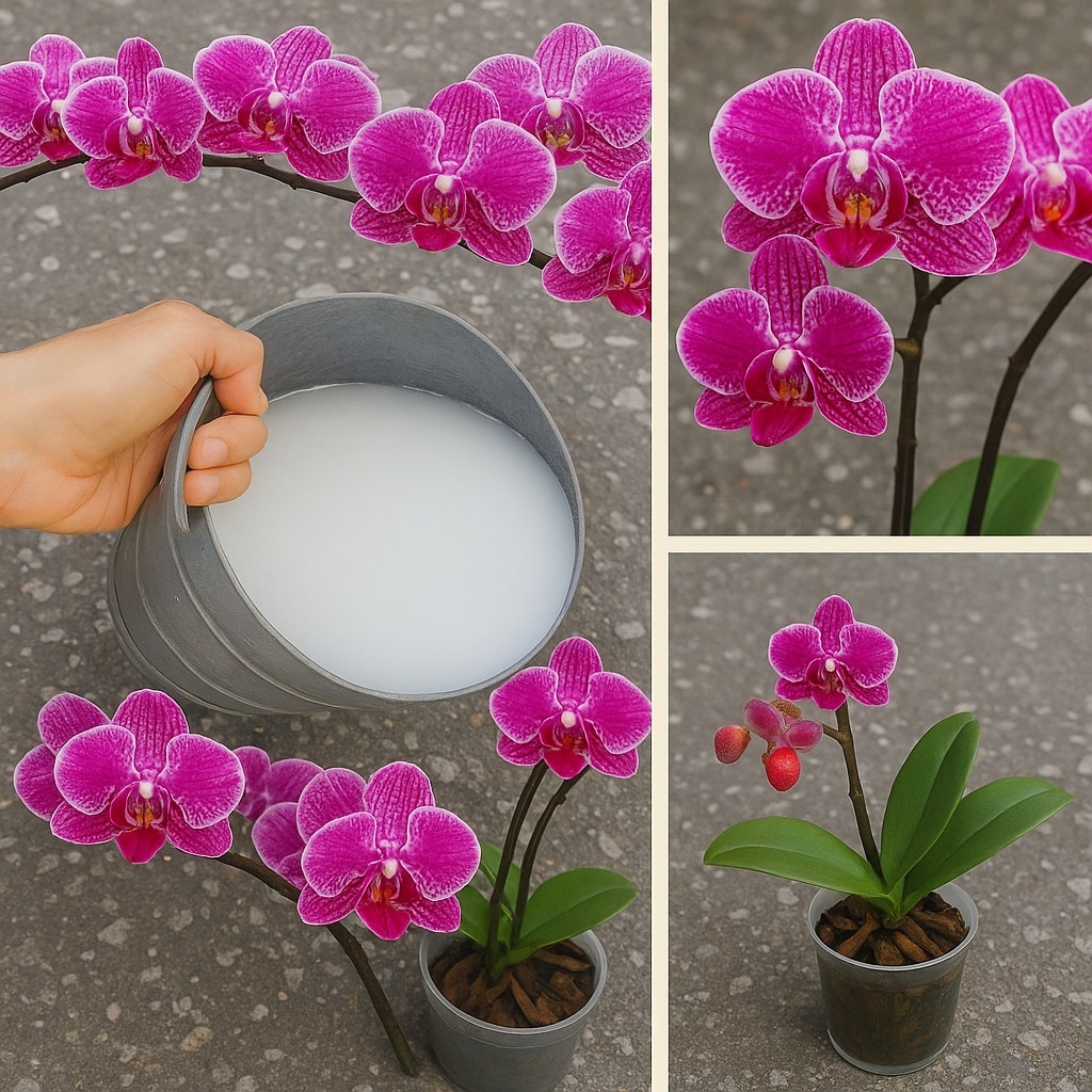 If you want your orchid to bloom continuously, you need to do this every morning.