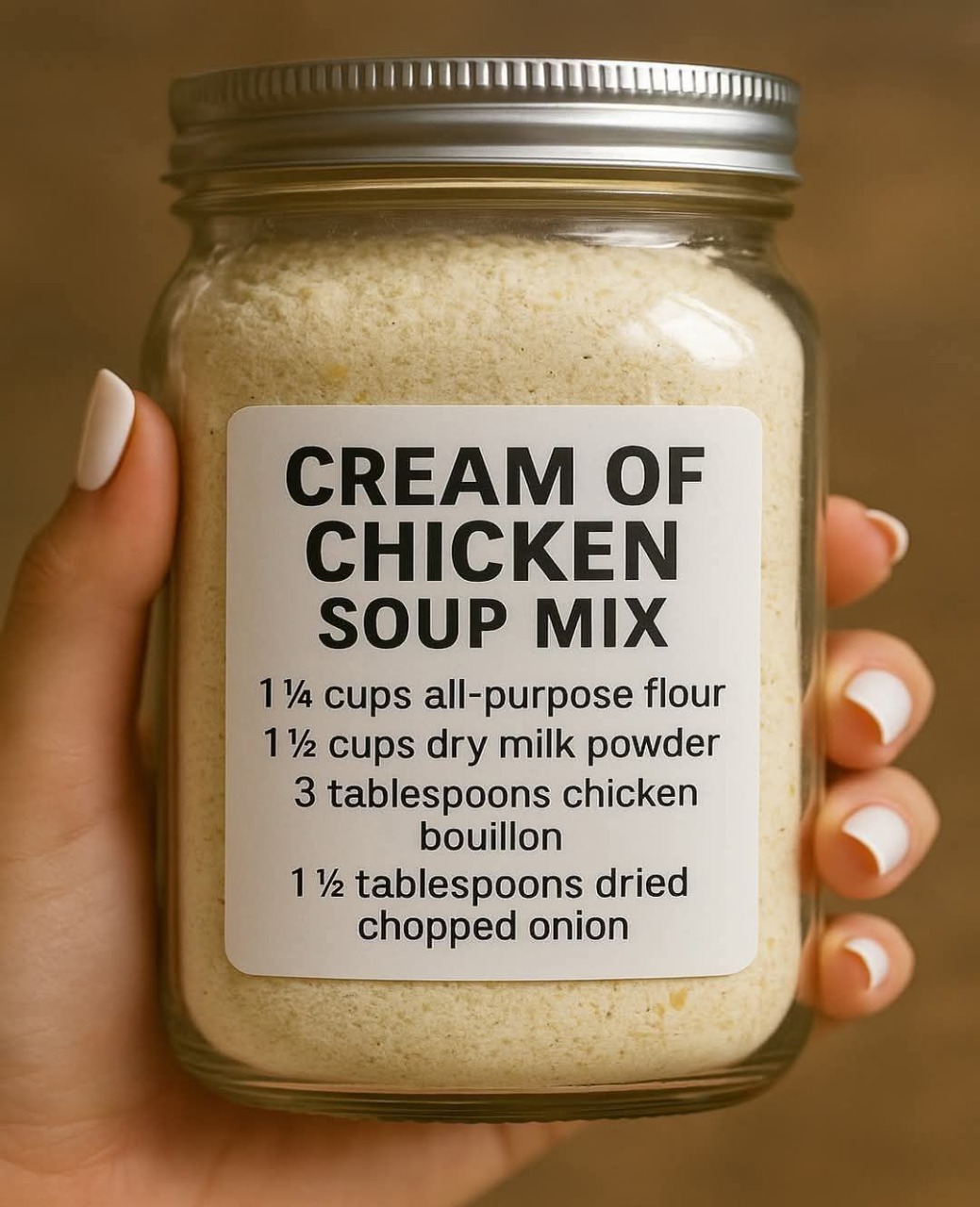 Homemade Cream of Chicken Soup Mix : Say Goodbye to Canned Soup Forever