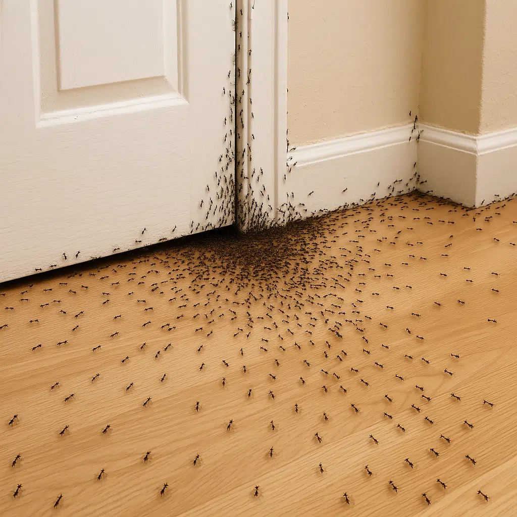 If you see ants at home, it means that