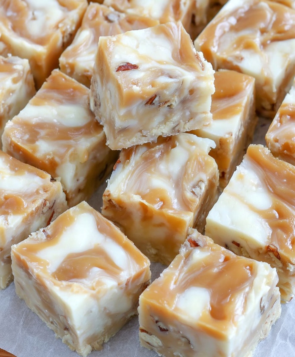 White Chocolate Caramel Fudge