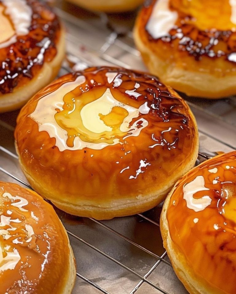 Baked Crème Brûlée Donuts