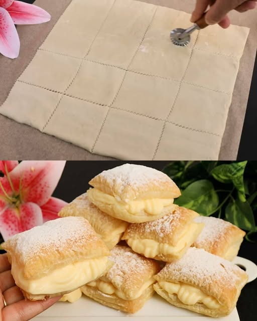 Lemon Cream Puff Pastry