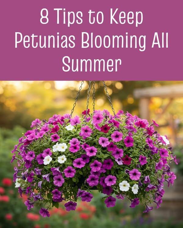 8 Tips to Keep Petunias Blooming All Summer