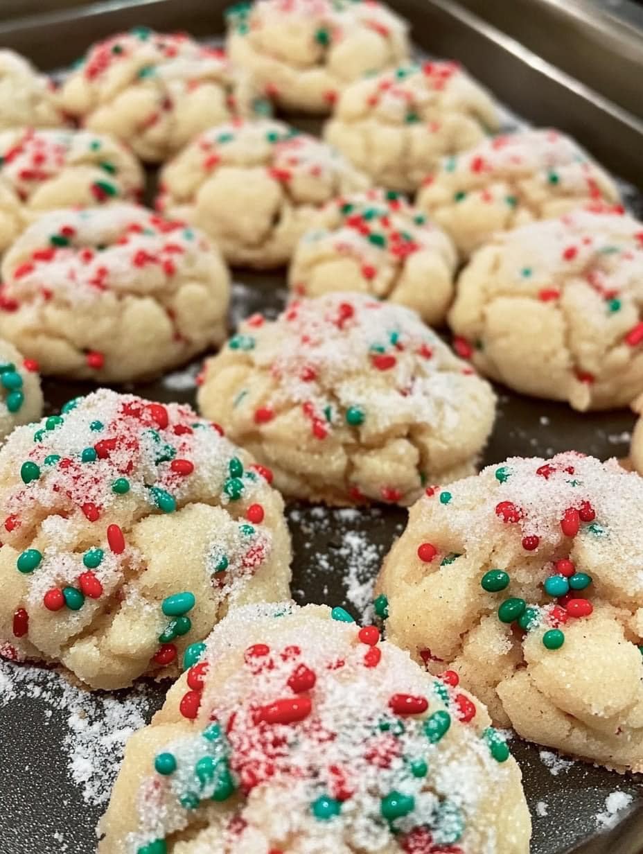 Christmas Ooey Gooey Butter Cookies
