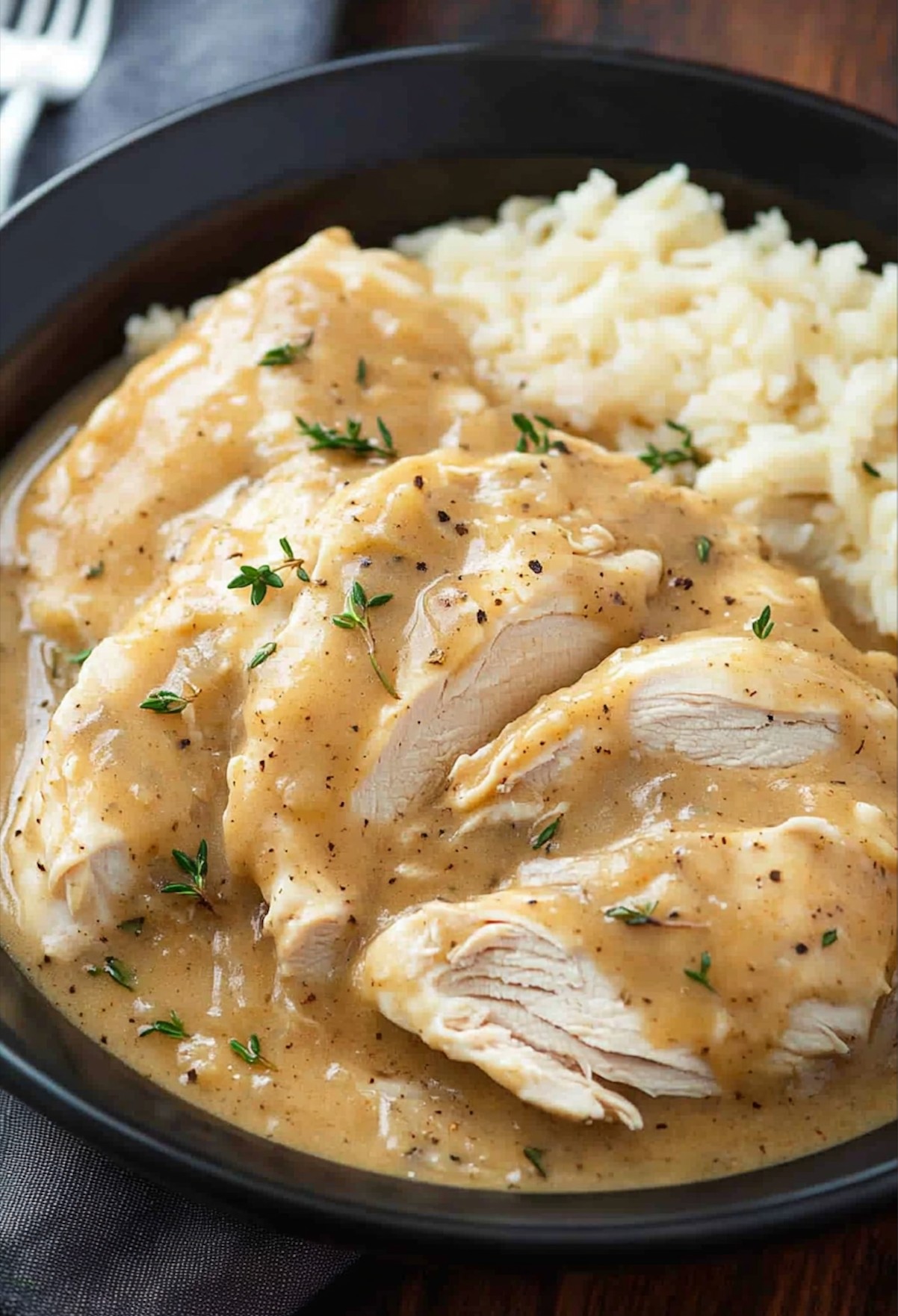 Slow Cooker Chicken and Gravy