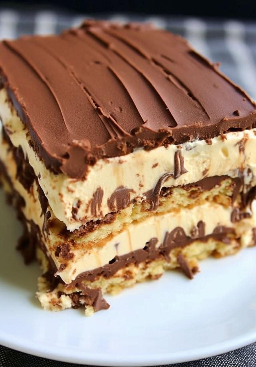 No Bake Peanut Butter Eclair Cake Share