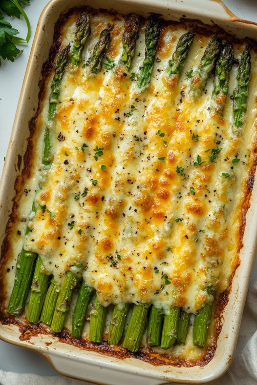 Cheesy Asparagus Casserole Share