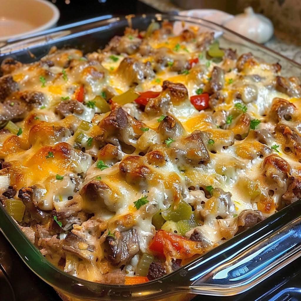Philly Cheese Steak Casserole Share