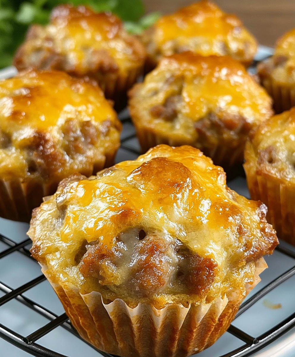 Sausage Muffins with Bisquick